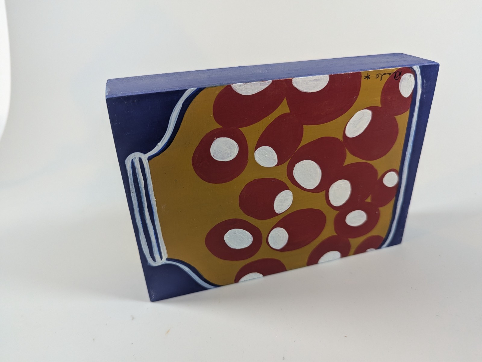 Olives7in x5in x1.5in Acrylic on Wood