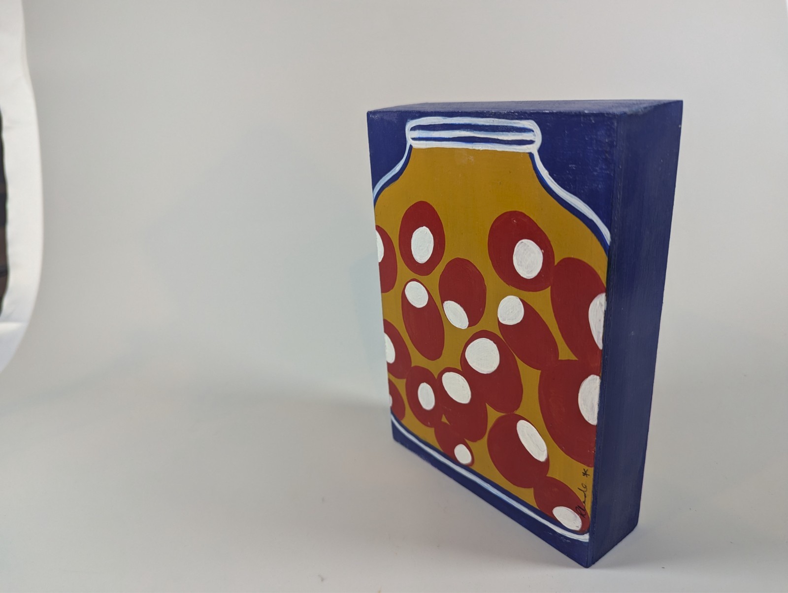 Olives7in x5in x1.5in Acrylic on Wood