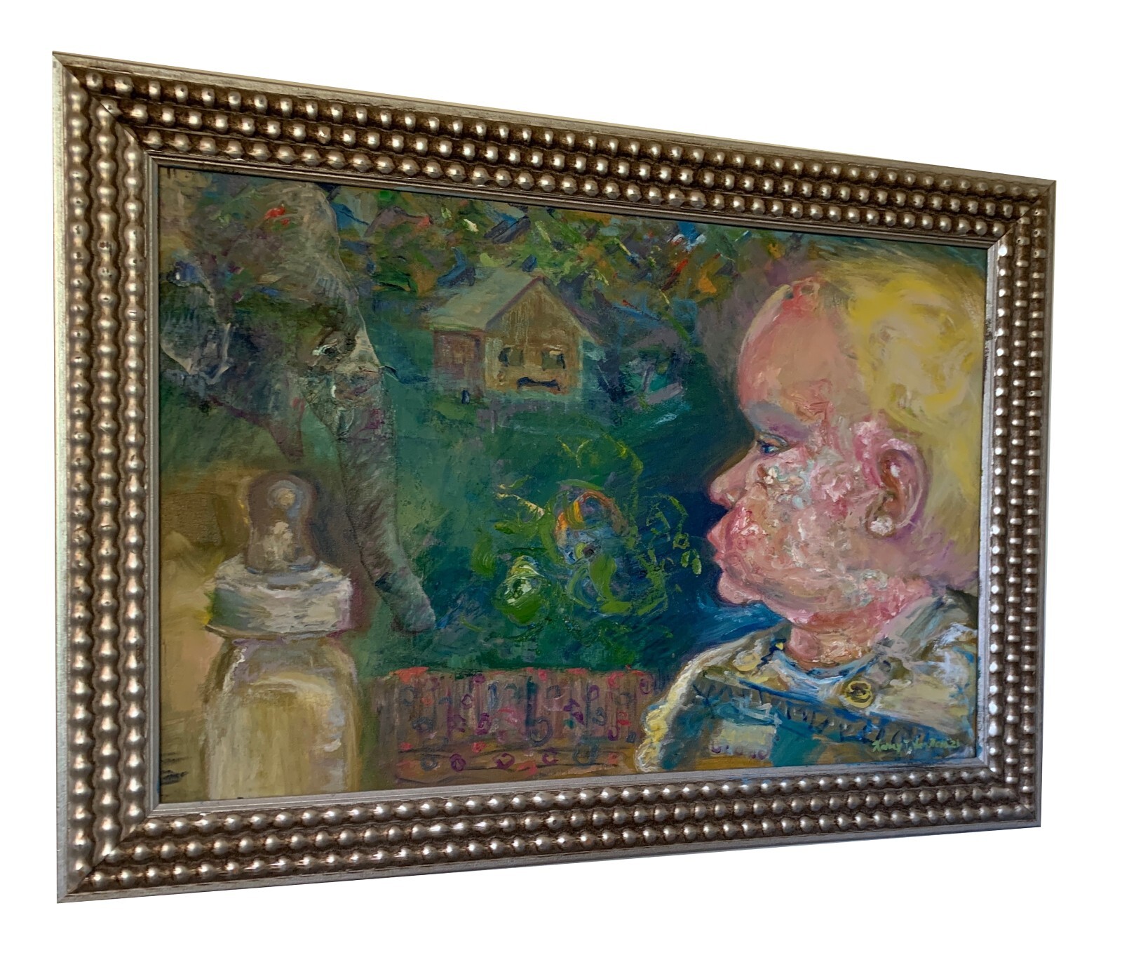 Oh Baby, Original Oil Painting, by Van Ness