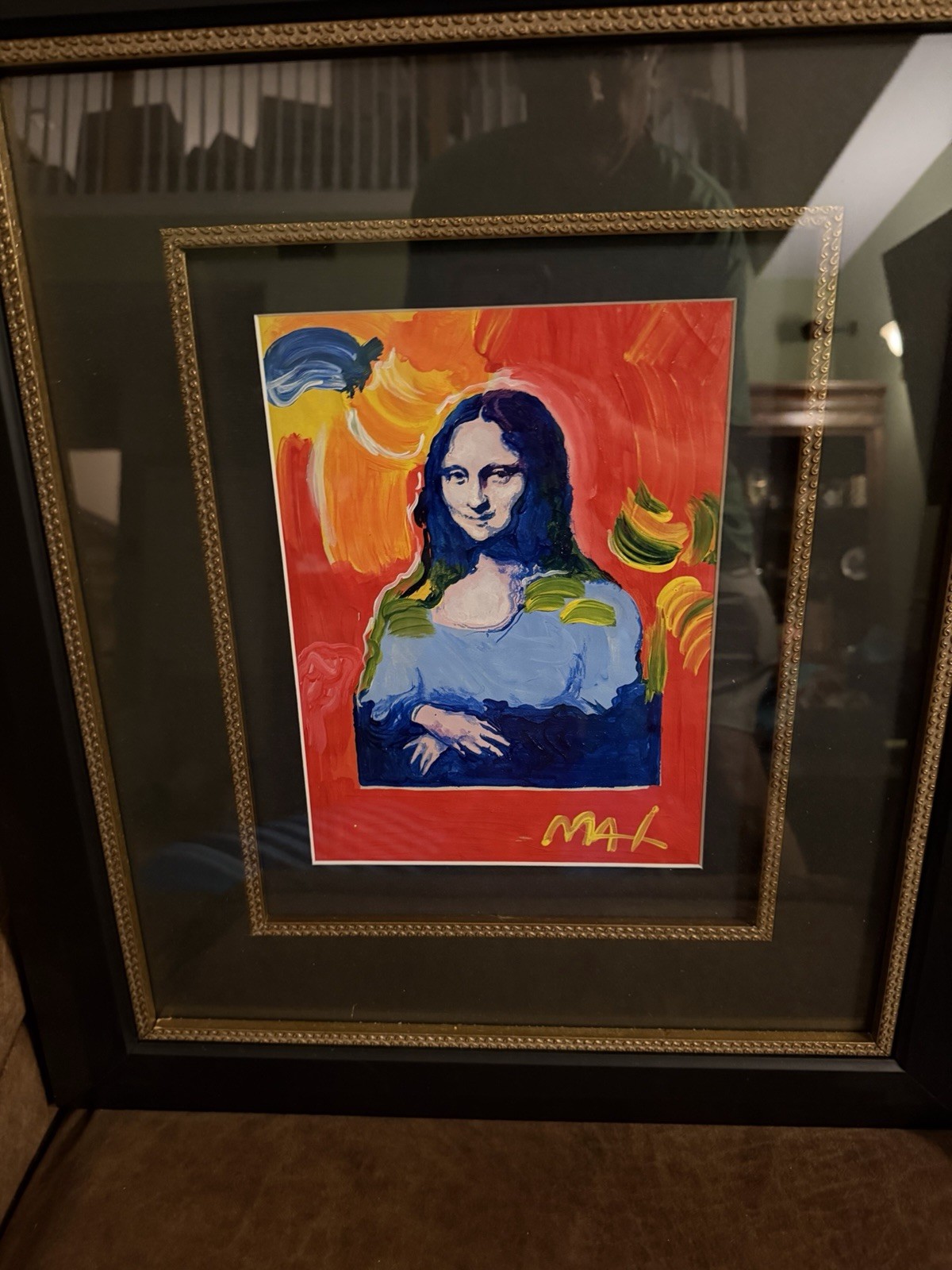Peter Max Signed Mona Lisa Cruise Ship Sale