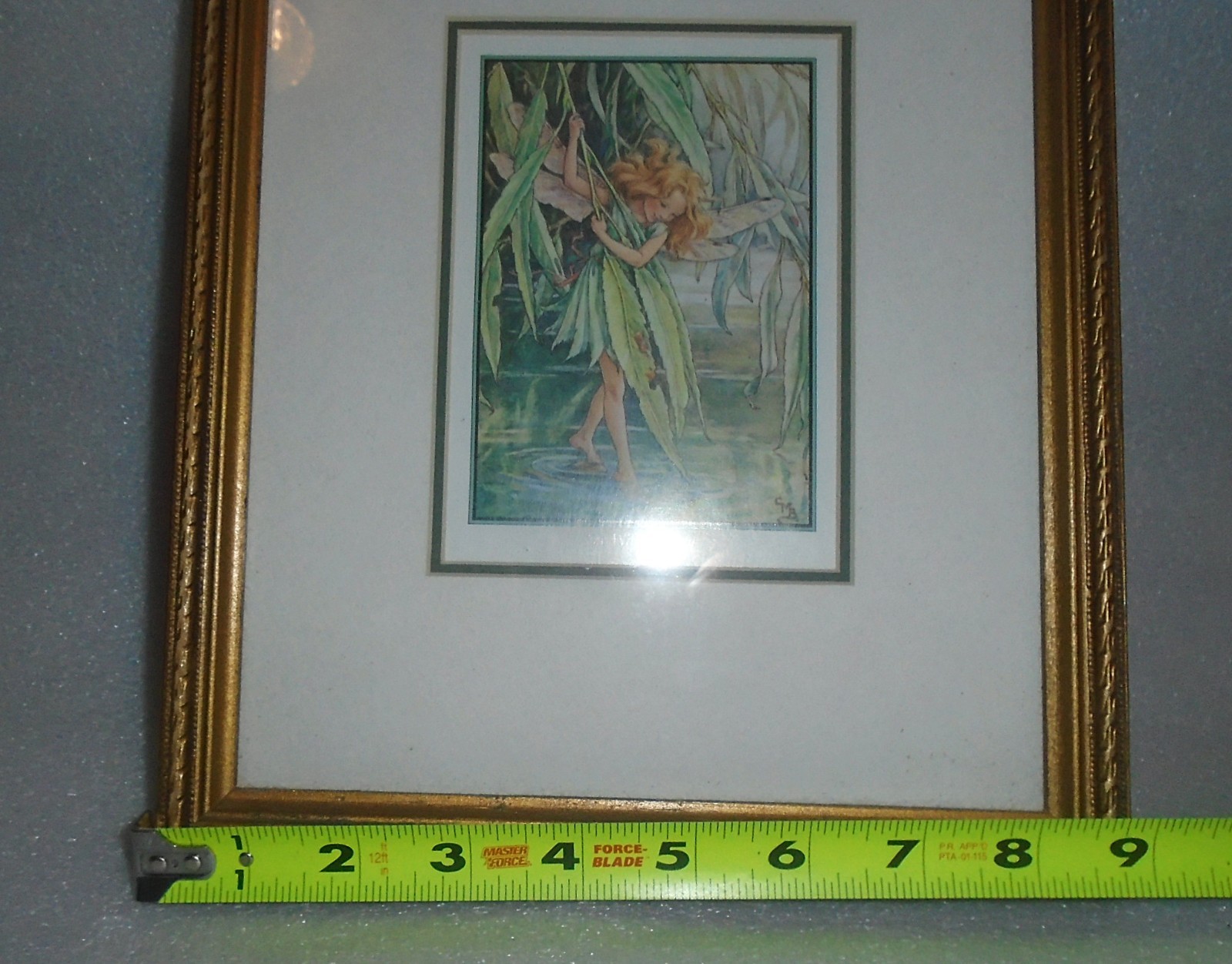 FRAMED VINTAGE 1990’S CICELY MARY BARKER FAIRY FLOWER SERIES: THE WILLOW FAIRY
