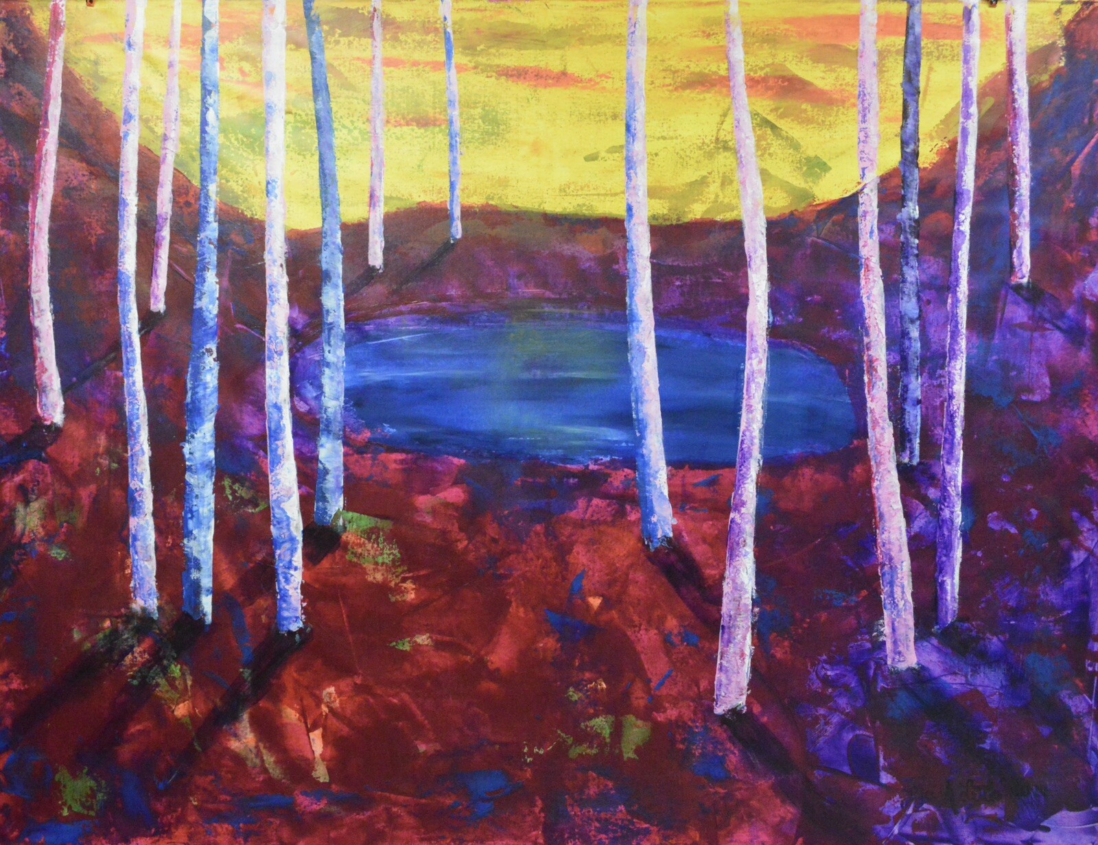 Mark Little Original ￼Professional Painting 84”X62” (7 Foot) Abstract Modern XL