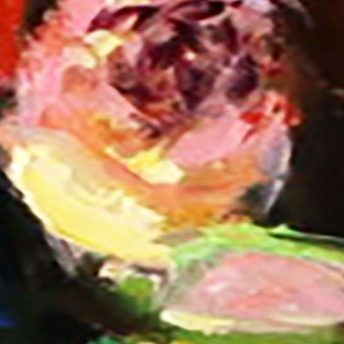 ROSES Flowers Still Life Oil painting UKRAINE 8X10