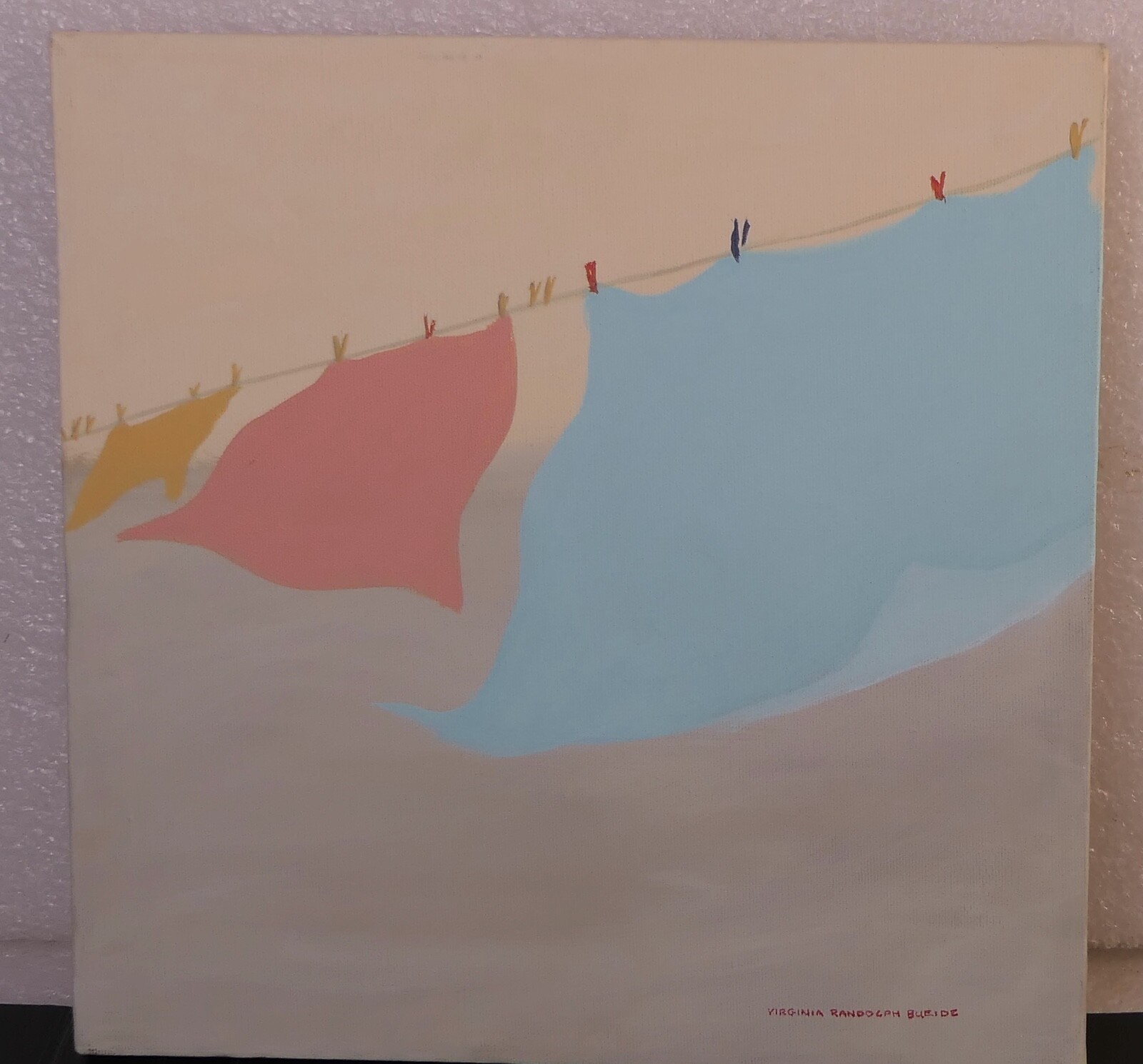 VIRGINIA RANDOLPH BUEIDE PAINTING MINNESOTA ARTIST SIGNED OIL PAINTING