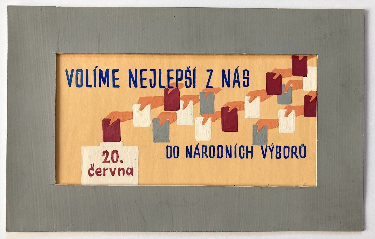 Original Paintings Graphics – ADVERTISING CONCEPTS – BANKING – CZECHOSLOVAKIA