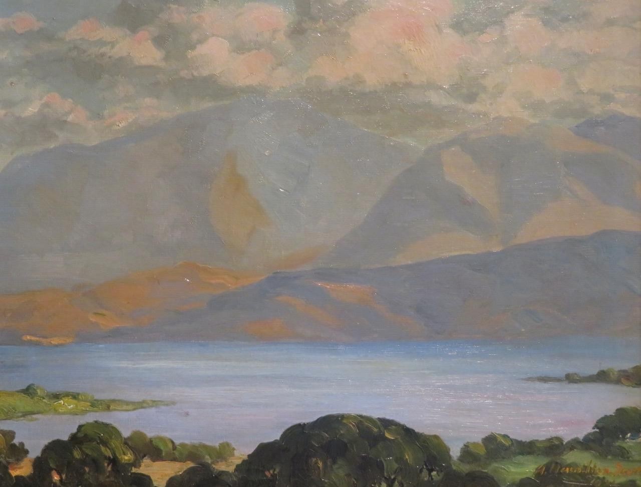 Alexander Scott (1876-1944) Scottish Highland Landscape ANTQUE OIL PAINTING
