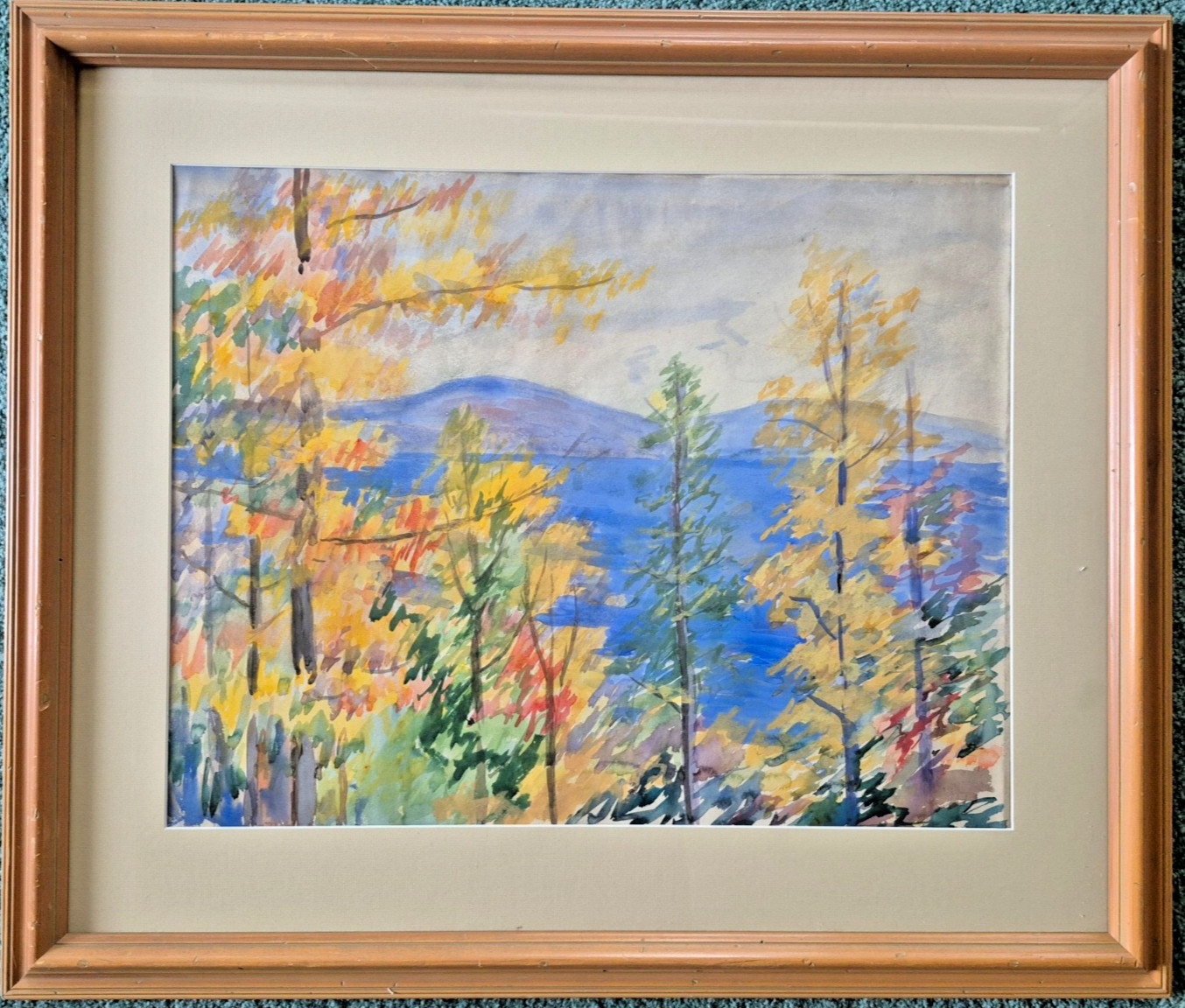 HARRIETT R. KIRKPATRICK (Columbus, Ohio, 1877-1962), “Kentucky” Orig. Watercolor