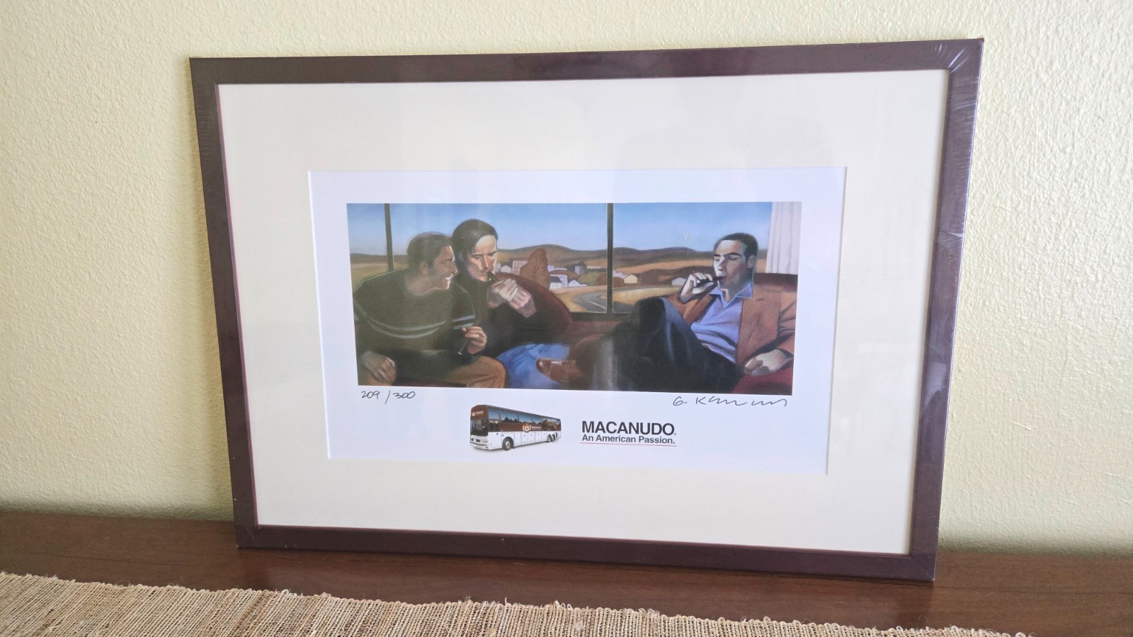 Gary Kelley Retro Macanudo An American Passion Autograph Print (#209/300) SEALED
