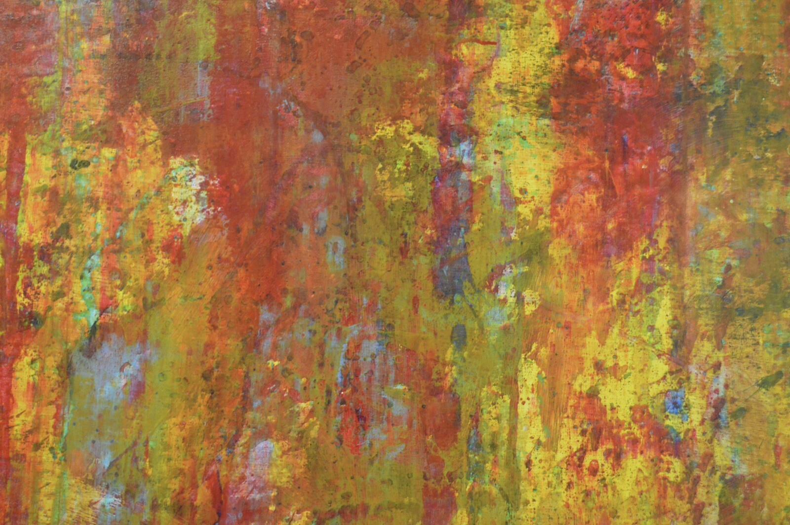 Gerhard Richter style Professional Painting 84”X62” (7 Foot) Abstract Modern XL