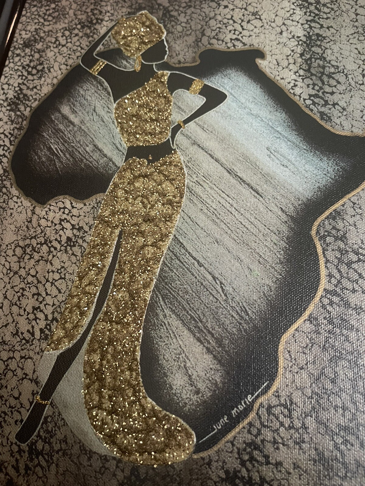 June Marie Woman Canvas Painting