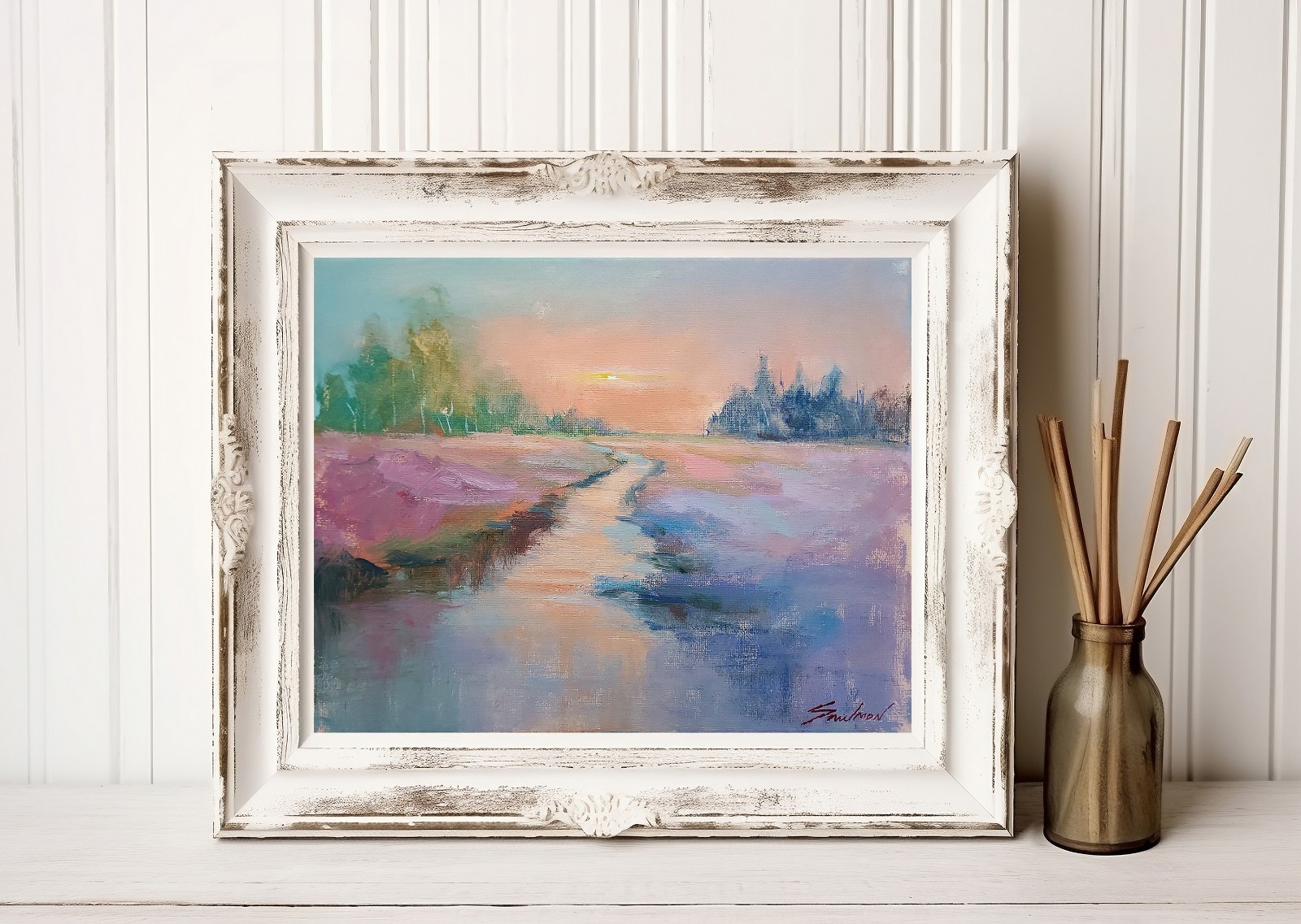 Original Impressionist Painting on 14×11 inch Canvas – Signed by the Artist