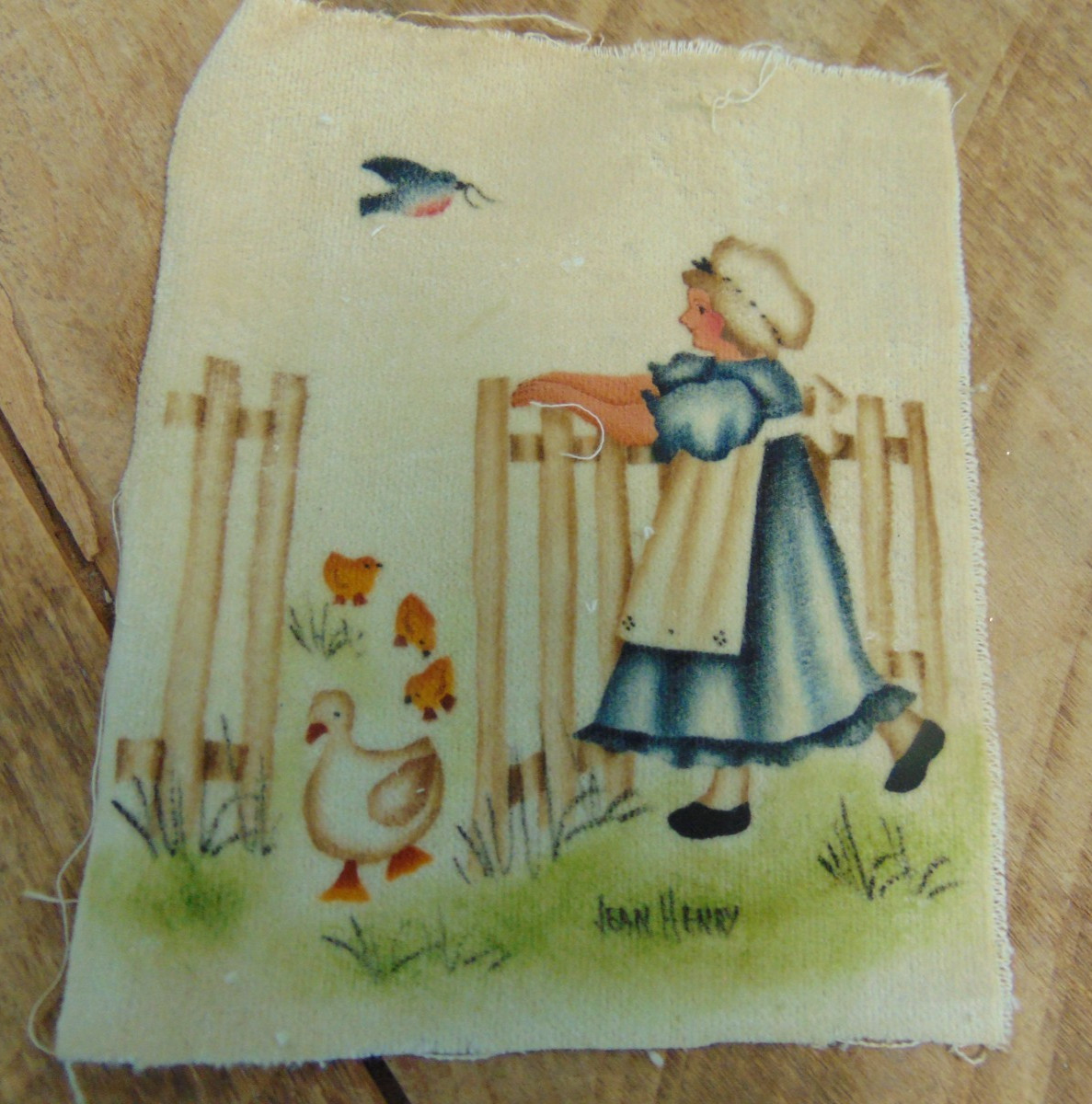 Jean Henry Theorem Painting – Colonial Children LOT OF 3 Unframed 5″x7″ & 5″x4″