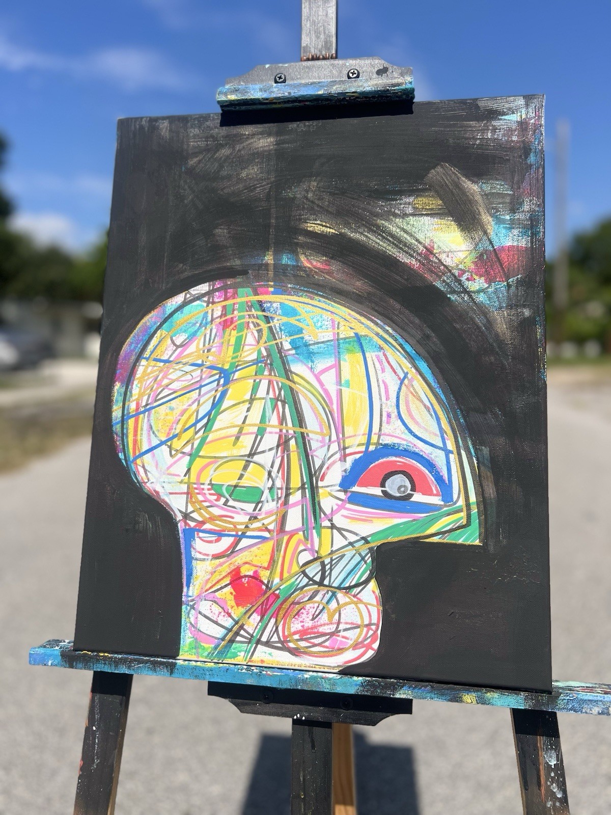 Static Neural Bloom | One-of-One | Contemporary Abstract Expressionism