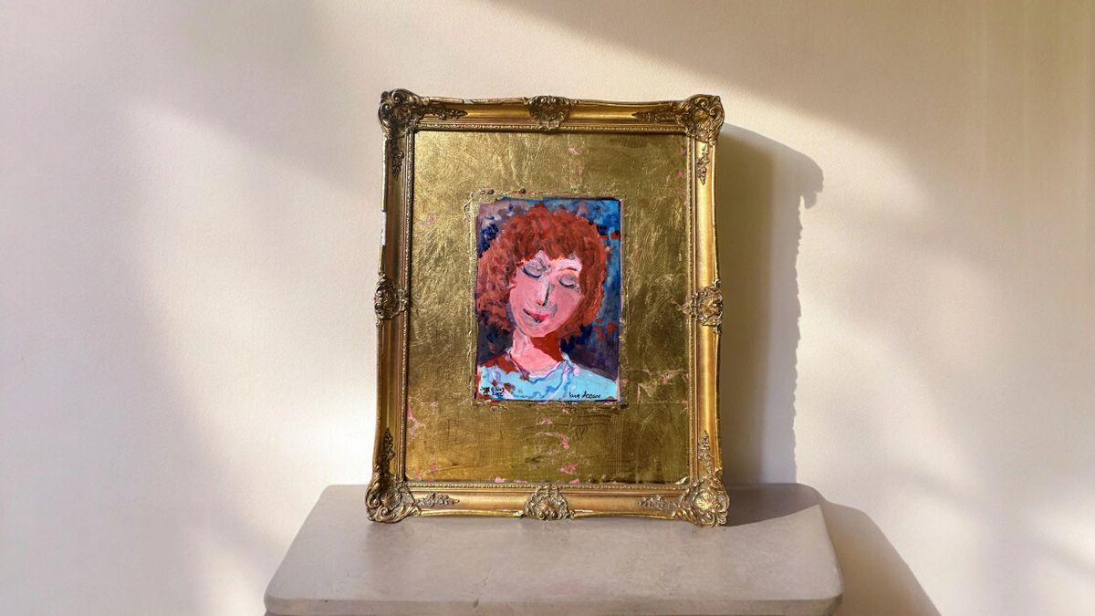 Jane Gilday – Long Dream 2012 – Mixed Media on Board in gold leaf