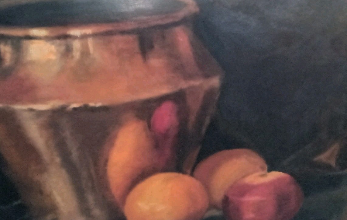 Bessie Marsh Rockwell Still Life Painting Oil On Board