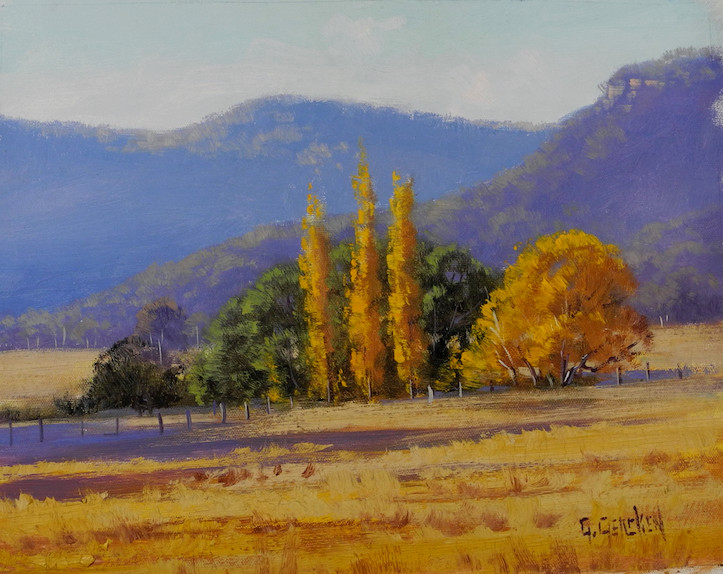 Beautiful Original Oil painting Graham Gercken on Canvas unstretched, unmounted