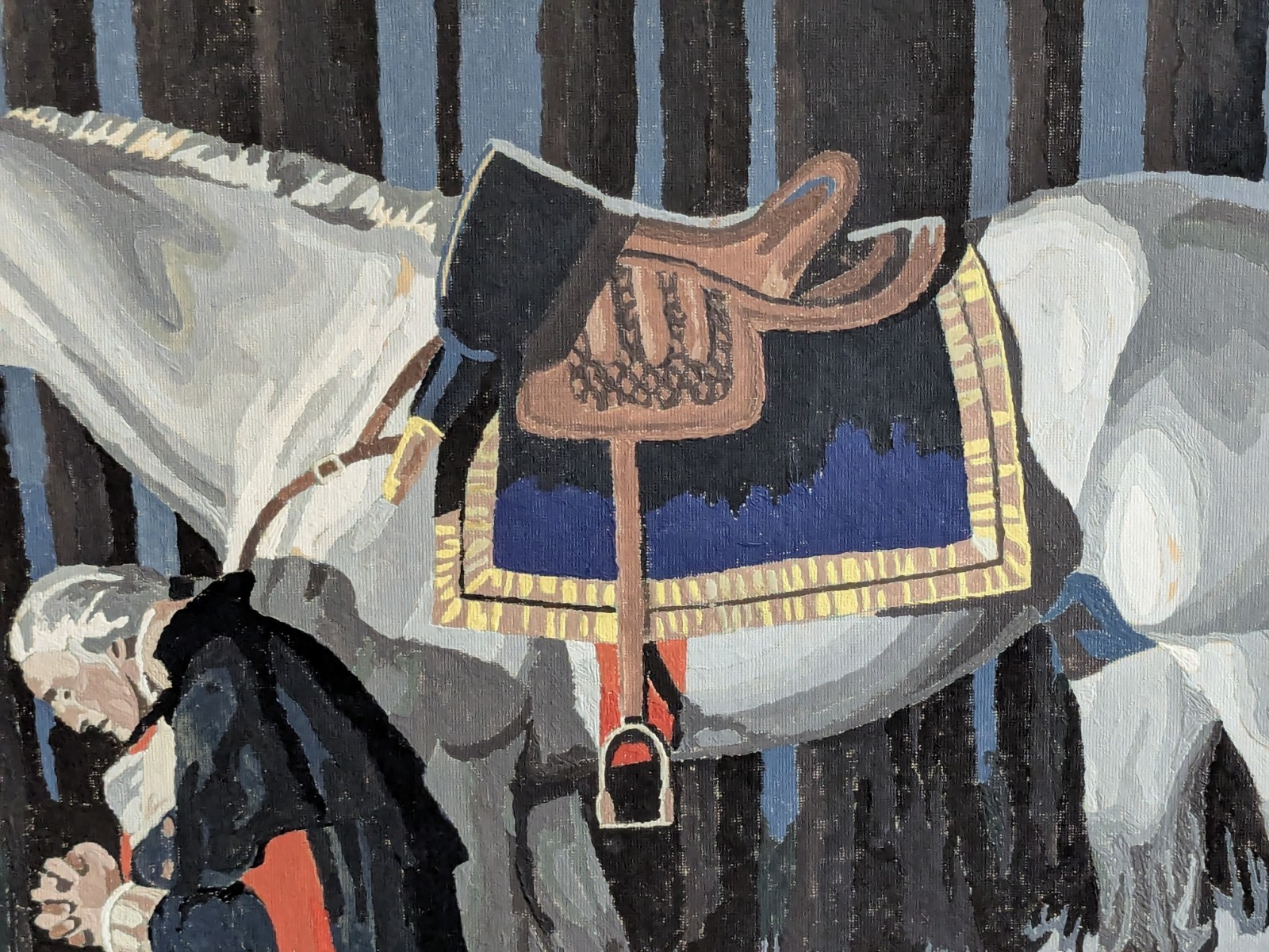 American Revolutionary War General George Washington Painting 18″ x 24″