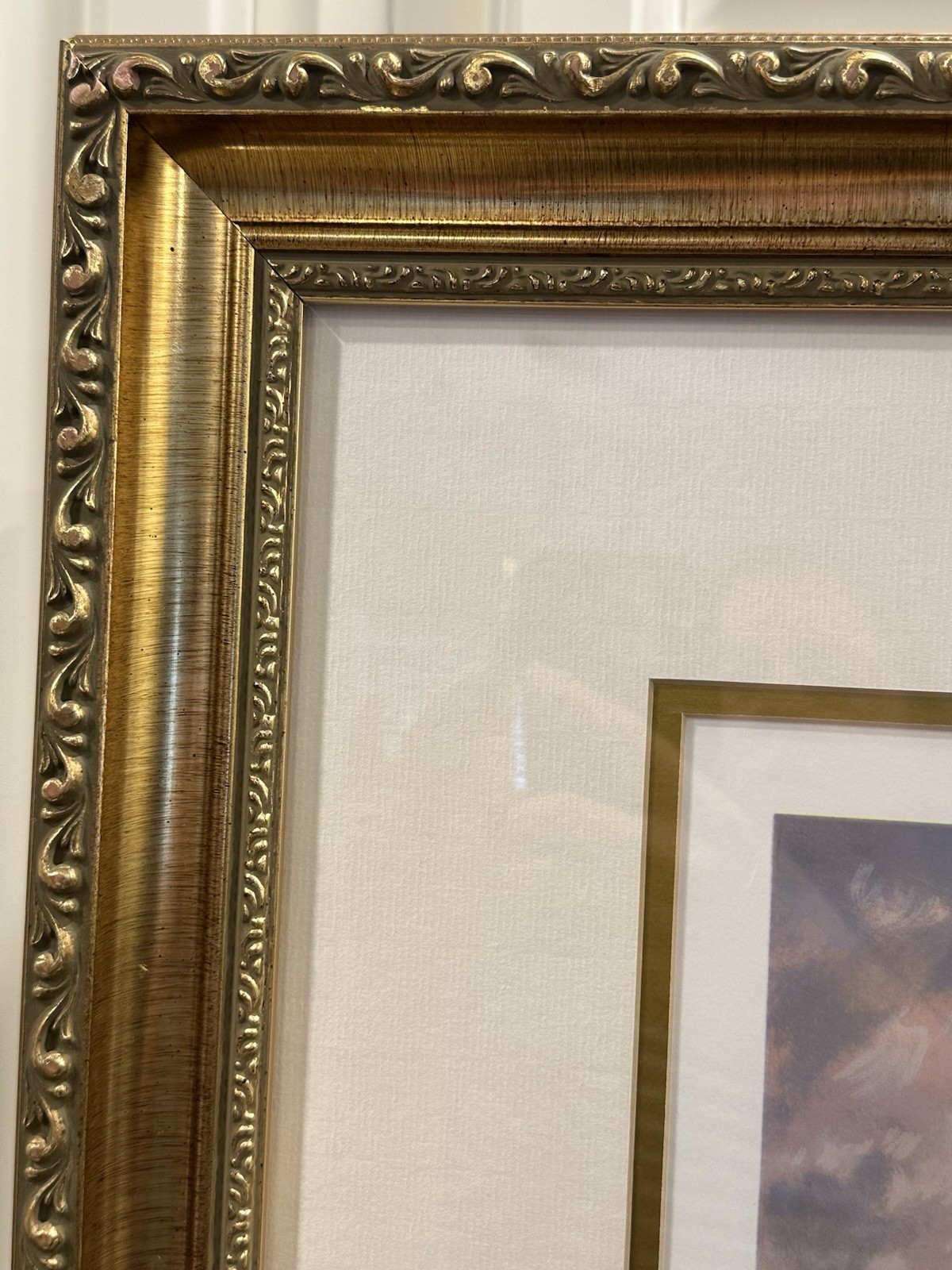 Rare Signed & Numbered David Kroll- gallery glass, double matted gorgeous frame