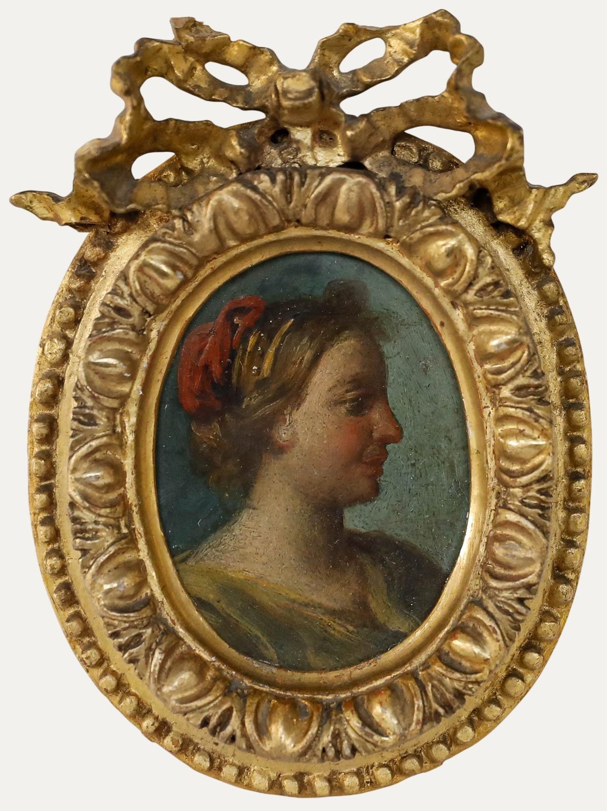 European School 17th Century Oil – Portrait of a Lady with Golden Hair