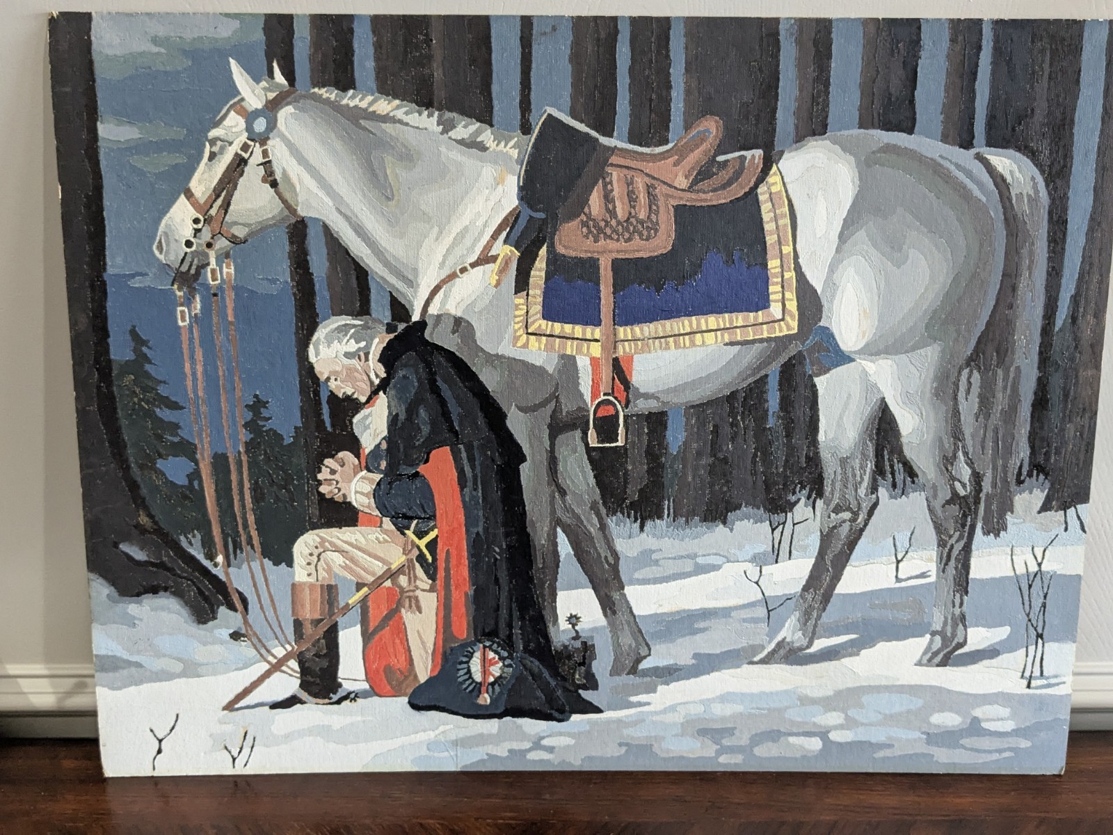 American Revolutionary War General George Washington Painting 18″ x 24″