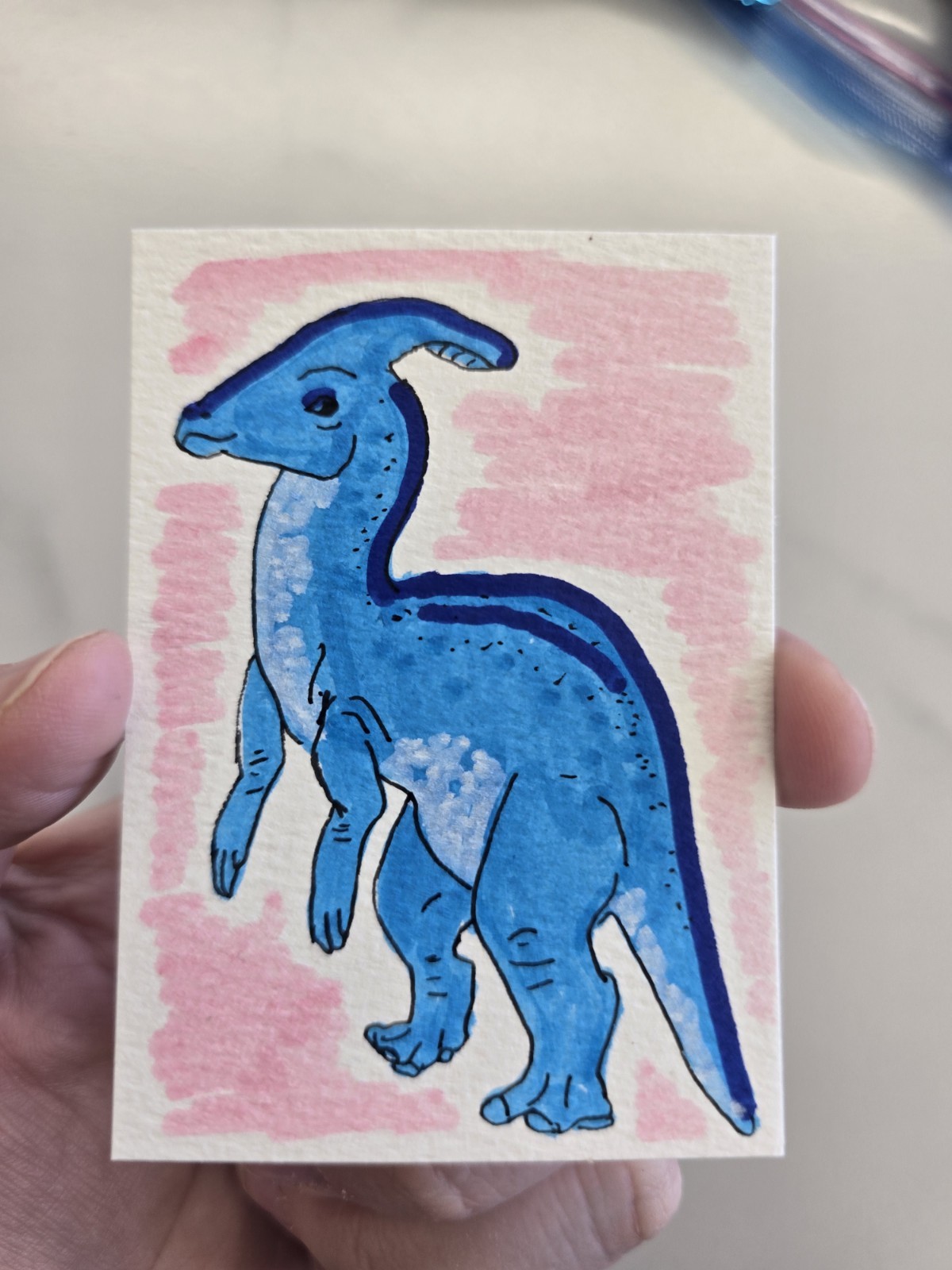 ACEO Original Art Painting 2.5×3.5 Inches