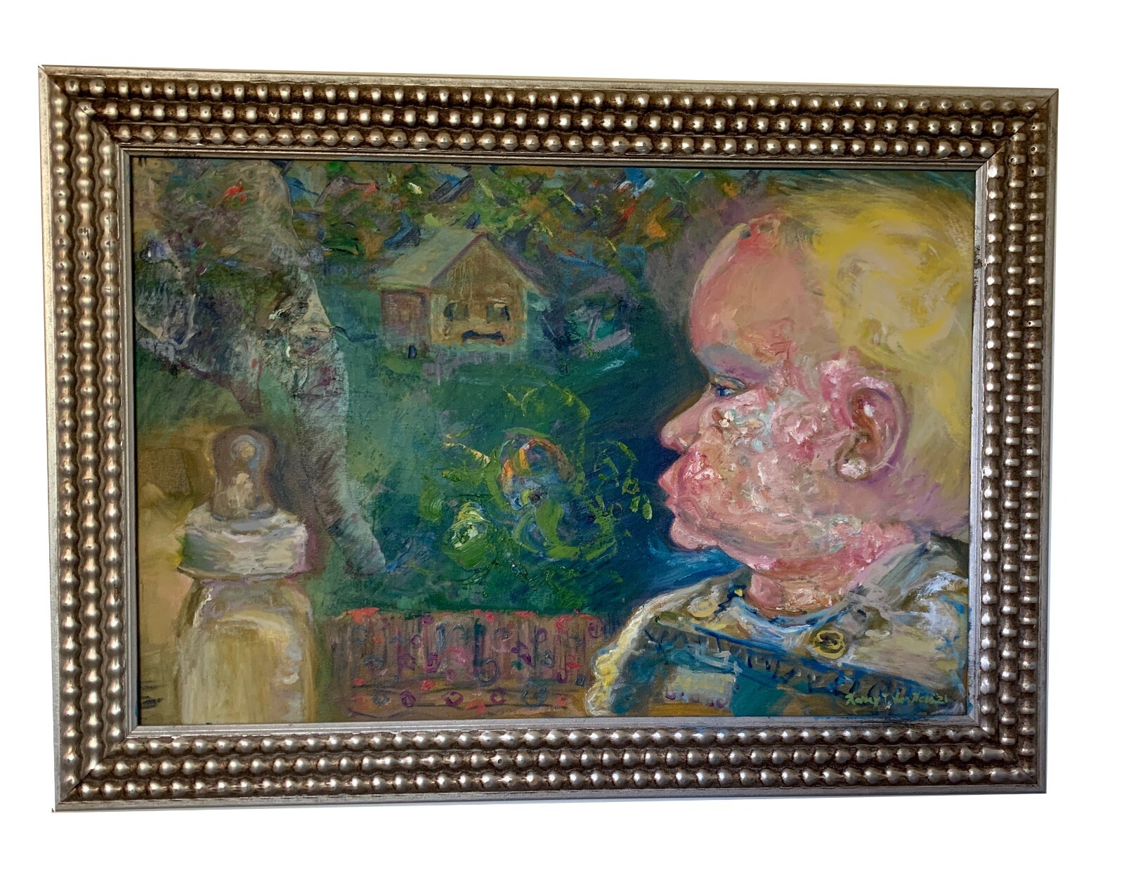 Oh Baby, Original Oil Painting, by Van Ness