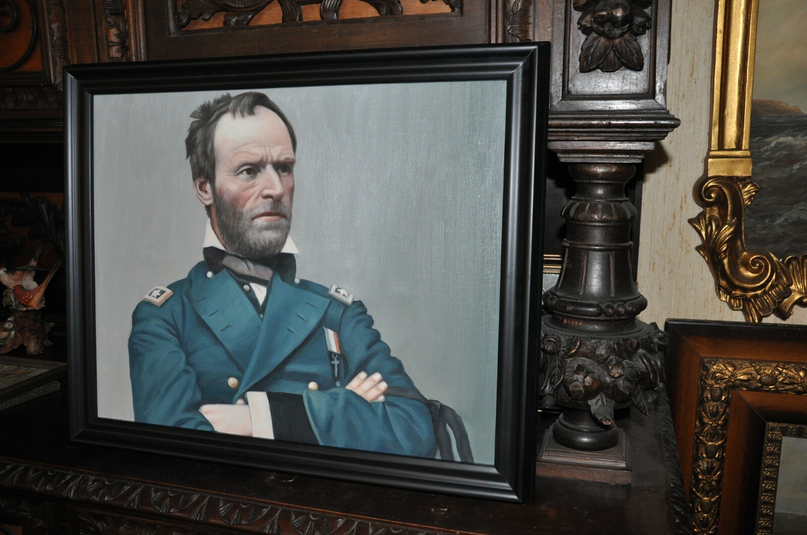 Museum Quality portrait of General William Tecumseh Sherman O/C