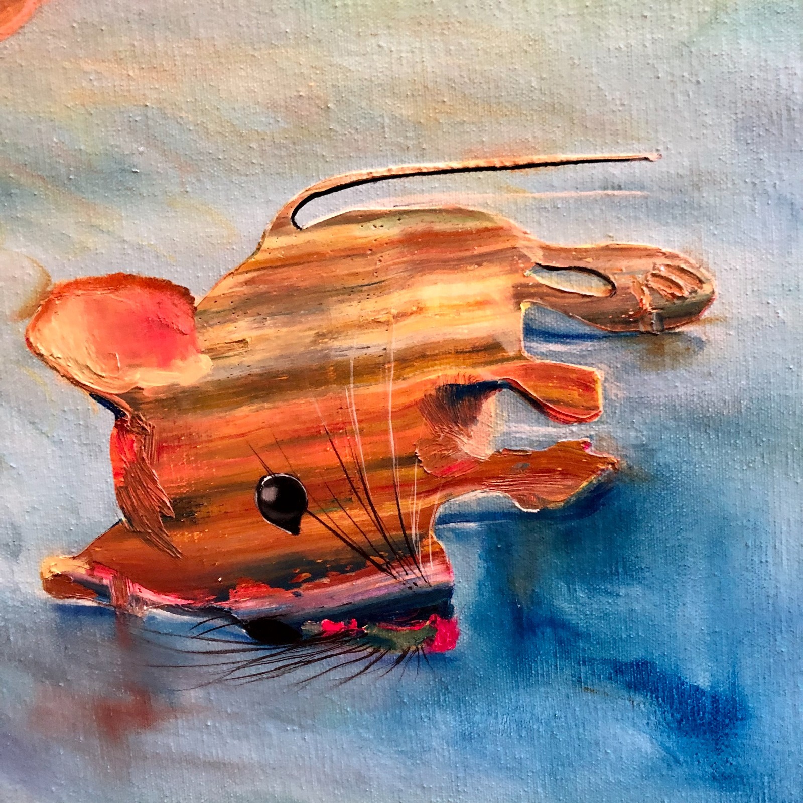 ALAIN DONATE CUBAN ART PAINTING ORIGINAL SURREAL CONTEMPORARY OIL CANVA 36″X 48″