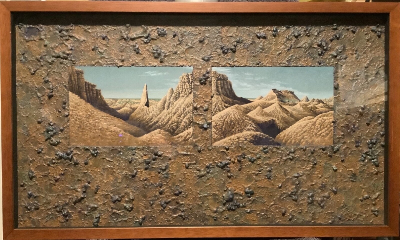 Original D George Prisbe Przybysz South Dakota Acrylic On Masonite VarickeanHike