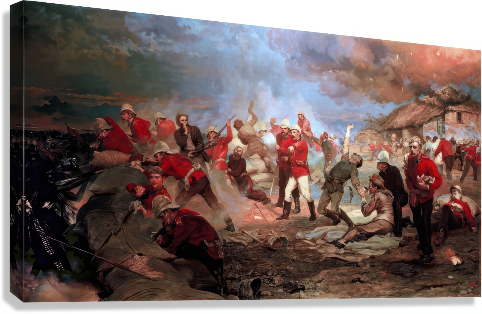 The Defence of Rorke’s Drift Painting by Elizabeth Thompson Reproduction
