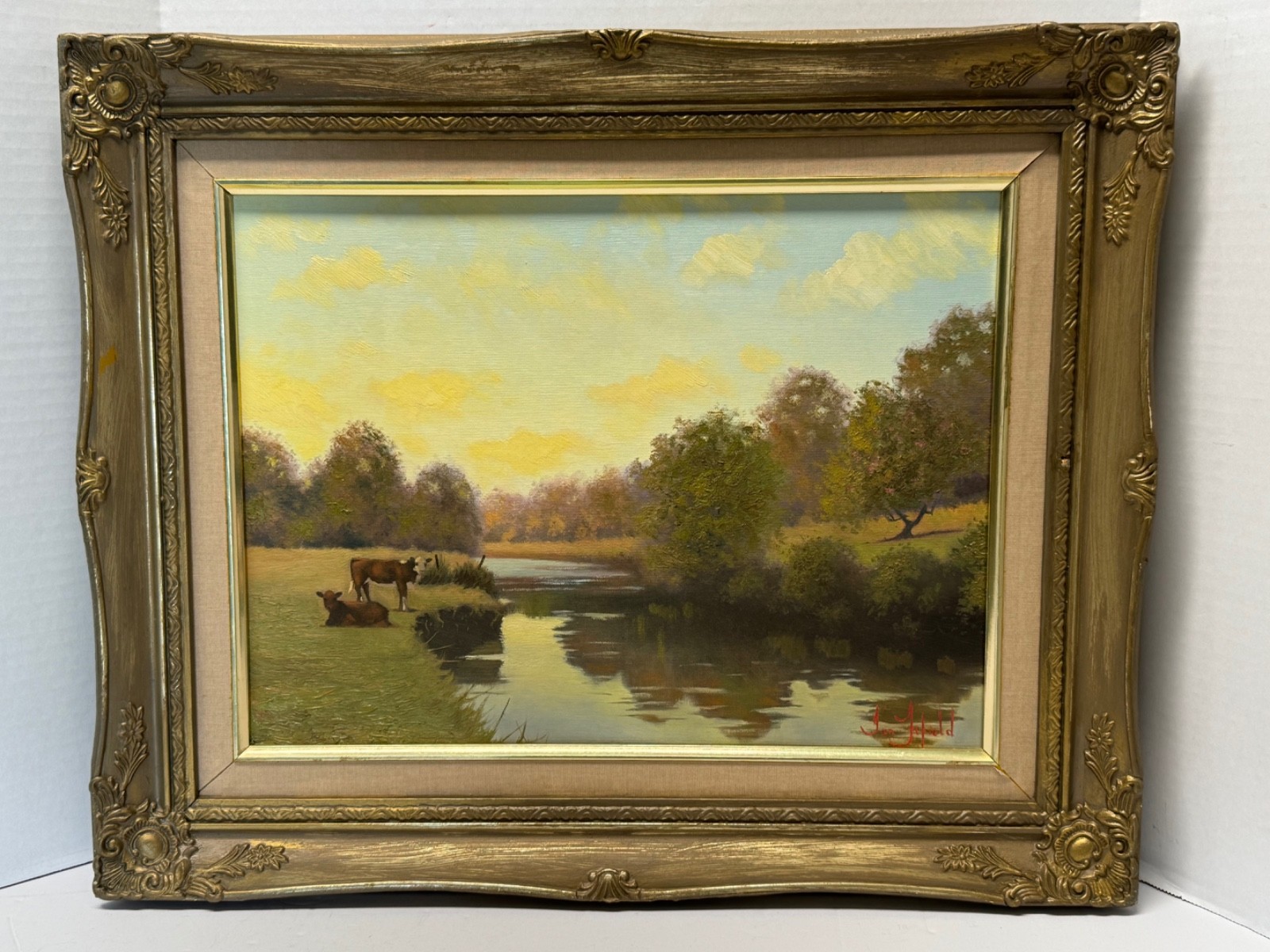 Original Oil on Canvas Ian Fifield London, UK West Country Landscape
